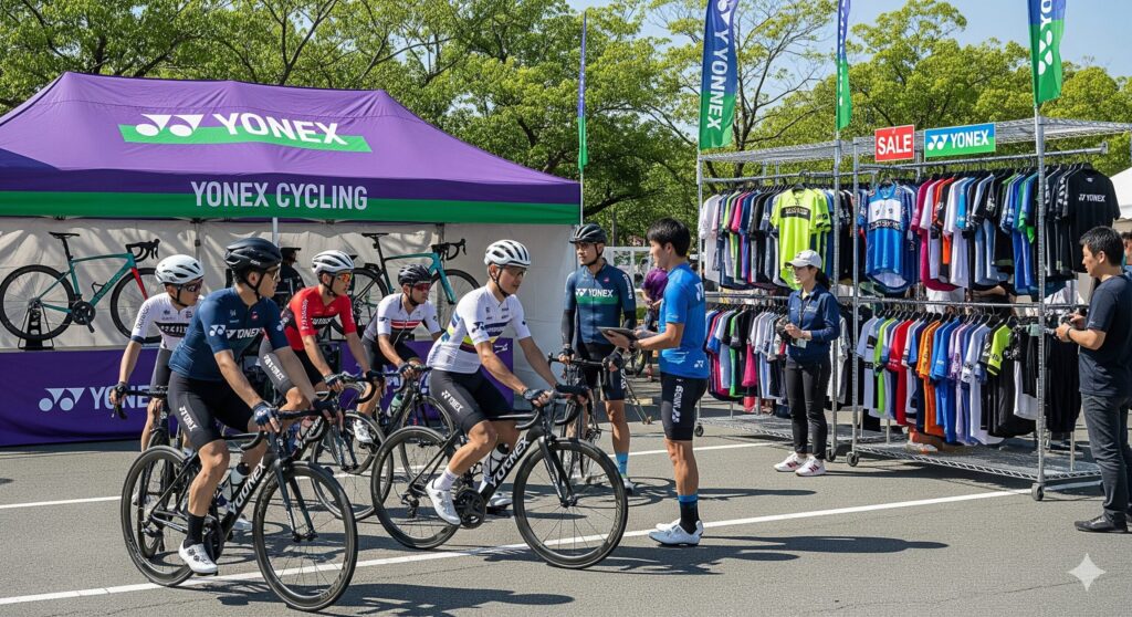 取扱店、試乗会とウェアのセール