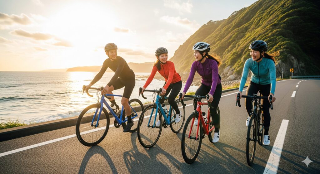 撤退前のロードバイクの評判